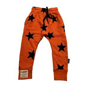 Nununu Star Baggy Pants in Orange